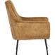 Aletta Nono Tapenade Gold Lounge Chair